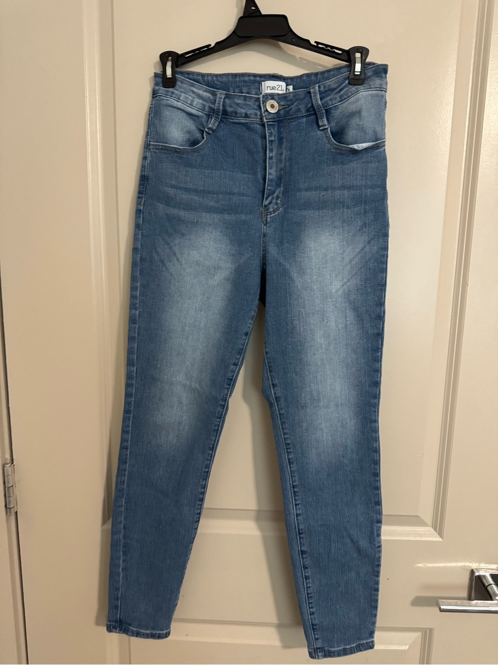 Rue21 High-Rise Skinny Jeans in Light Blue